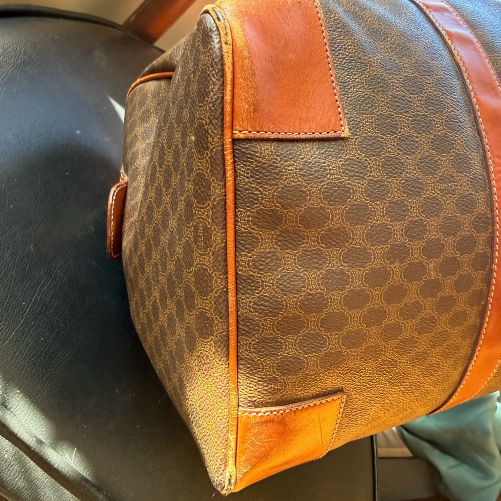 Celine Triomphe Monogram Weekender - Picture 6 of 9